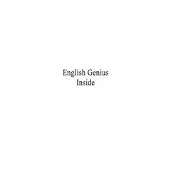 English Genius Inside Satin Scarf (oblong) by Supernova23