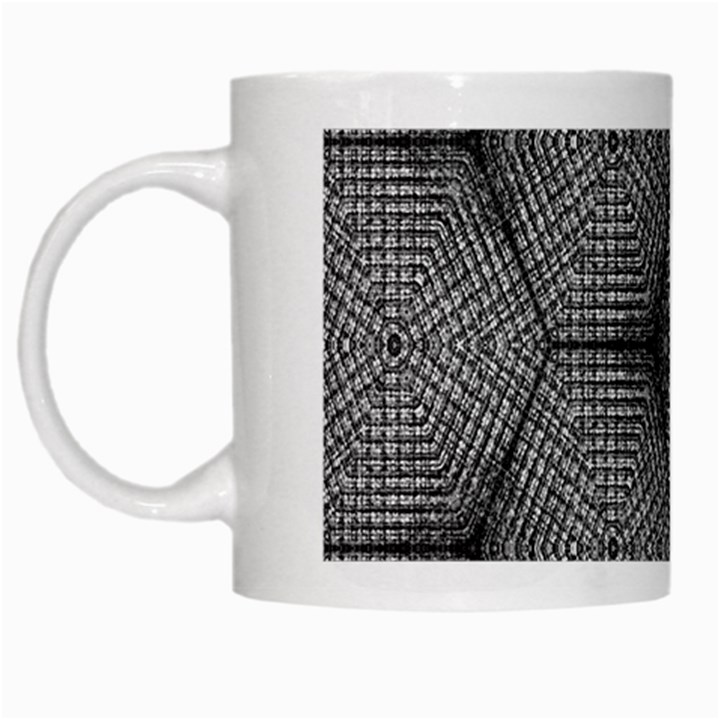 The Weave  White Mugs