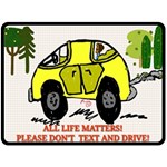 All Life Matters! Double Sided Fleece Blanket (Large)  80 x60  Blanket Front