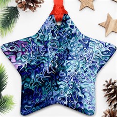 Splashes! Star Ornament (two Sides)  by SugaPlumsEmporium