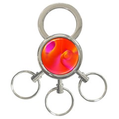 Orange Cream 3-ring Key Chains by SugaPlumsEmporium