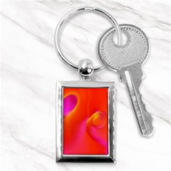 Orange Cream Key Chains (rectangle)  by SugaPlumsEmporium