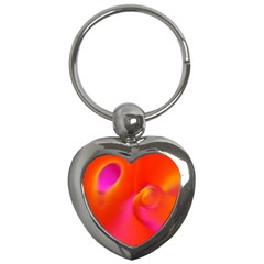 Orange Cream Key Chains (heart)  by SugaPlumsEmporium