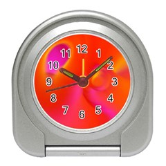 Orange Cream Travel Alarm Clocks by SugaPlumsEmporium