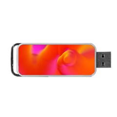 Orange Cream Portable Usb Flash (one Side) by SugaPlumsEmporium