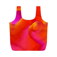 Orange Cream Full Print Recycle Bags (m)  by SugaPlumsEmporium