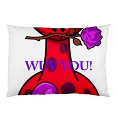 Wuv You! Pillow Case (two Sides) by SugaPlumsEmporium