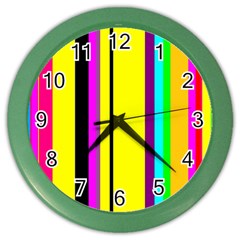 Feeling Purky! Color Wall Clocks