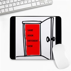 The Open Door Policy Large Mousepads by SugaPlumsEmporium