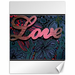 Love! Canvas 12  X 16   by SugaPlumsEmporium