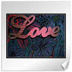 Love! Canvas 16  X 16   by SugaPlumsEmporium