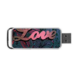 Love! Portable Usb Flash (two Sides) by SugaPlumsEmporium