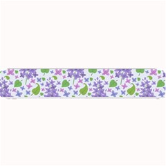 Liliac Flowers And Leaves Pattern Small Bar Mats by TastefulDesigns