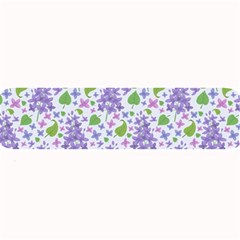 Liliac Flowers And Leaves Pattern Large Bar Mats by TastefulDesigns