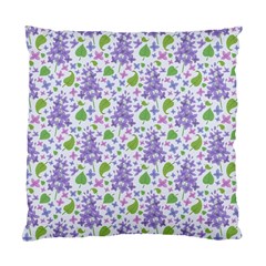 Liliac Flowers And Leaves Pattern Standard Cushion Case (two Sides) by TastefulDesigns