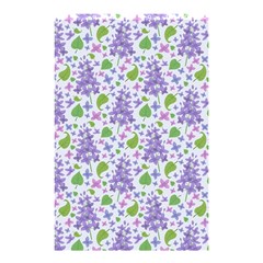 Liliac Flowers And Leaves Pattern Shower Curtain 48  X 72  (small)  by TastefulDesigns