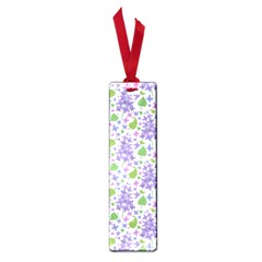 Liliac Flowers And Leaves Pattern Small Book Marks by TastefulDesigns