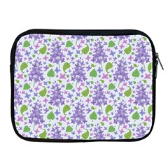 Liliac Flowers And Leaves Pattern Apple Ipad 2/3/4 Zipper Cases by TastefulDesigns