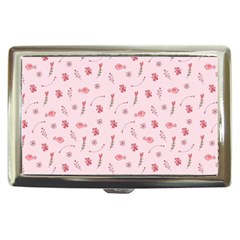 Cute Pink Birds And Flowers Pattern Cigarette Money Cases by TastefulDesigns