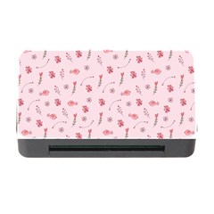 Cute Pink Birds And Flowers Pattern Memory Card Reader With Cf by TastefulDesigns