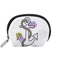 2 Combo Flowersa  Accessory Pouches (small)  by radioactivee