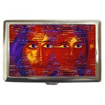 Conundrum Iii, Abstract Purple & Orange Goddess Cigarette Money Cases Front