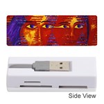 Conundrum Iii, Abstract Purple & Orange Goddess Memory Card Reader (Stick)  Front