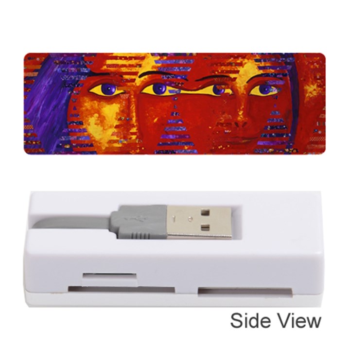 Conundrum Iii, Abstract Purple & Orange Goddess Memory Card Reader (Stick) 