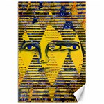 Conundrum II, Abstract Golden & Sapphire Goddess Canvas 24  x 36  23.35 x34.74  Canvas - 1