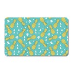 Summer Pineapples Fruit Pattern Magnet (Rectangular) Front