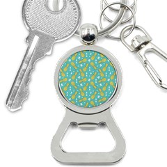 Summer Pineapples Fruit Pattern Bottle Opener Key Chains by TastefulDesigns