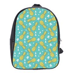 Summer Pineapples Fruit Pattern School Bags(large)  by TastefulDesigns