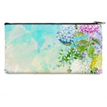 Watercolor Fresh Flowery Background Pencil Cases Back