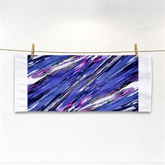 Abstract Collage Print Hand Towel by dflcprints