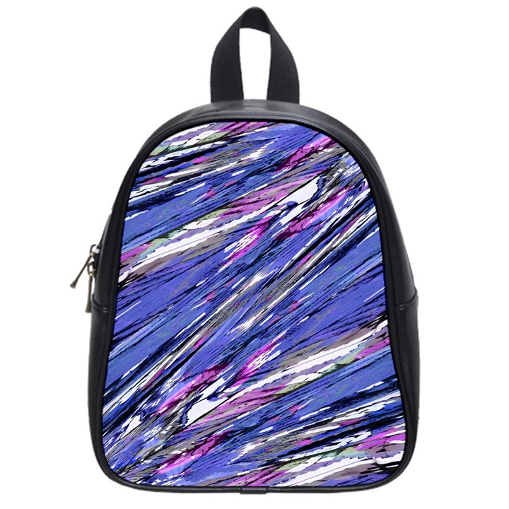 Abstract Collage Print School Bags (Small) 