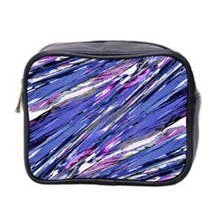 Abstract Collage Print Mini Toiletries Bag 2-side by dflcprints