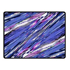 Abstract Collage Print Fleece Blanket (small) by dflcprints