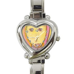 Portrait Of Archangel Michael, Spiritual Chalks Drawing Heart Italian Charm Watch by yoursparklingshop