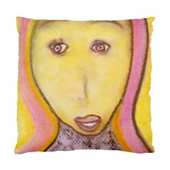 Portrait Of Archangel Michael, Spiritual Chalks Drawing Standard Cushion Case (one Side) by yoursparklingshop