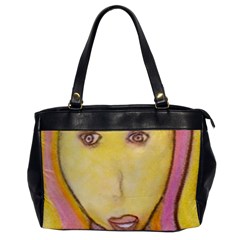 Portrait Of Archangel Michael, Spiritual Chalks Drawing Office Handbags by yoursparklingshop