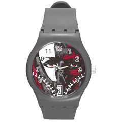 Zipper Face Plastic Sport Watch (medium)