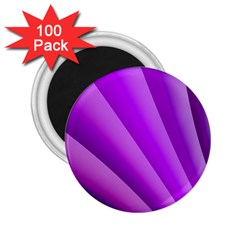 Gentle Folds Of Purple 2 25  Magnets (100 Pack)  by FunWithFibro