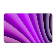 Gentle Folds Of Purple Magnet (rectangular) by FunWithFibro