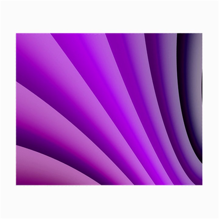 Gentle Folds Of Purple Small Glasses Cloth