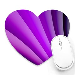 Gentle Folds Of Purple Heart Mousepads by FunWithFibro