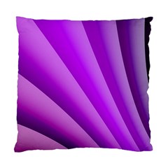 Gentle Folds Of Purple Standard Cushion Case (one Side) by FunWithFibro