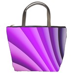 Gentle Folds Of Purple Bucket Bags Front