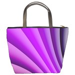 Gentle Folds Of Purple Bucket Bags Back