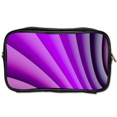 Gentle Folds Of Purple Toiletries Bags 2-side by FunWithFibro