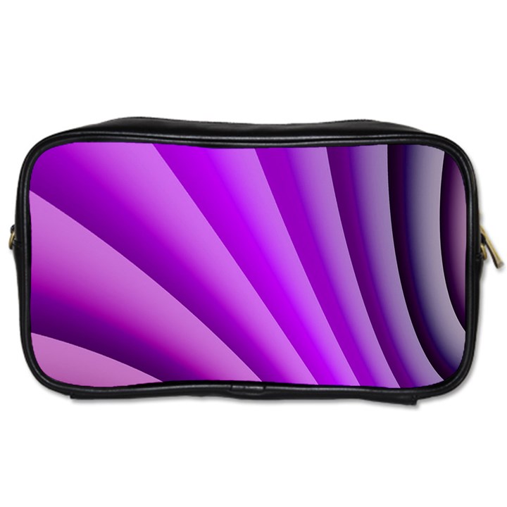 Gentle Folds Of Purple Toiletries Bags 2-Side